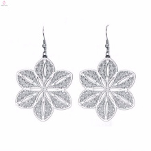 2018 Most Popular Personalized Sunflower Silver Earrings In China